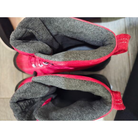 Lands End Extreme Squall Red Hiking Snowboots Women's Size 10B - 34688 - Picture 7 of 8